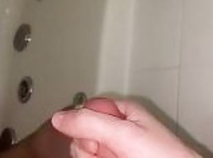 baignade, énorme, amateur, ejaculation-sur-le-corps, ados, ejaculation, douche, solo, bite