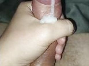 masturbation, amateur, ejaculation-sur-le-corps, énorme-bite, maison, ejaculation, horny, coquine, solo, bite