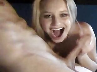 fellation, hardcore, fellation-profonde, couple, hirondelle, horny, blonde, webcam, branlette-espagnole