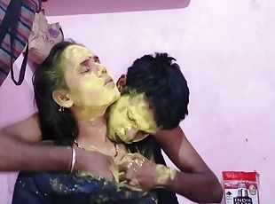 Holi Special Bhabhi Ko Rang Laga Ke Dever Ne Khub Choda