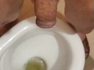 bañando, meando, amateur, gay, baño, fetichista, ducha, a-solas, polla