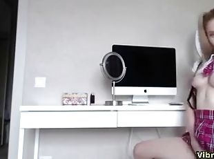 masturbation, ados, jouet, natte, blonde, pute, naturel, webcam, gode, coquine