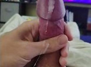 gigantisk, masturbation, amatör, cumshot, sprut, vacker-pretty, ensam, bollar, bisexuell