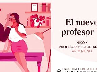 Relatos para tocarme: El profesor me coge duro en su oficina