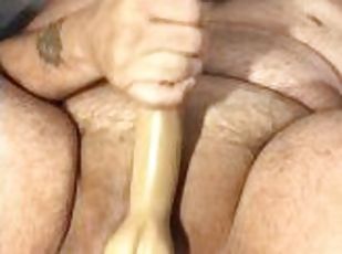 masturbation, amateur, jouet, secousses, solo, ours