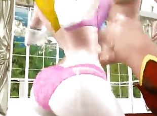 Princess Peach titjob