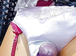 masturbation, ejaculation-sur-le-corps, jouet, gay, branlette, ejaculation, lingerie, américaine, gode, solo