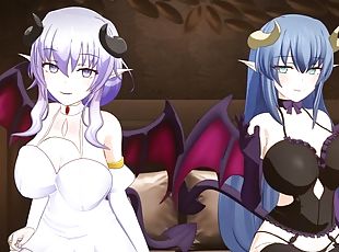 Double Succubus Defeated Ejaculation Endurance Game