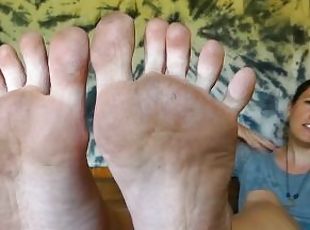 amateur, allemand, pieds, sale, fétiche, femme-dominatrice