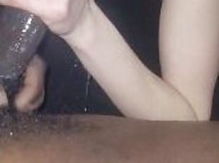 Perfect ass sucking black cock very good