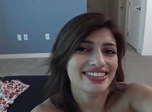 gros-nichons, levrette, orgasme, fellation, hardcore, latina, casting, couple, joufflue, naturel