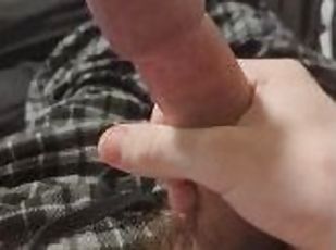 Stroking my cock