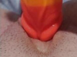 masturbation, orgasme, chatte-pussy, amateur, anal, milf, jouet, maison, belle-femme-ronde, double