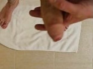 baignade, masturbation, public, amateur, branlette, douche, solo, dure