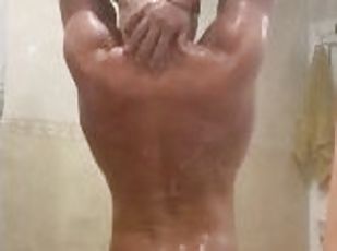 bañando, papá, amateur, polla-enorme, gay, jóvenes18, ducha, masivo, a-solas, papi