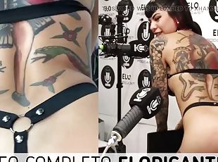 tettone, giocattoli, hardcore, sadismo-e-masochismo, corde-cinghia-sadomaso, brunette, sculacciate, tatuaggi