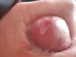 masturbation, amateur, ejaculation-sur-le-corps, énorme-bite, ados, branlette, ejaculation, solo, bite