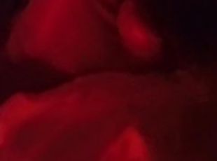 Masturbating in Red Light POV Cumming Quick