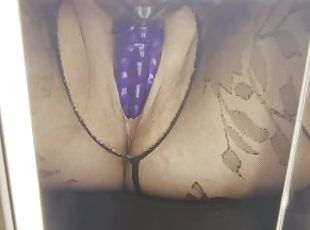 masturbation, chatte-pussy, amateur, jouet, belle-femme-ronde, gode, solo