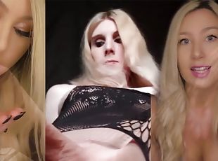 transsexuelle, compilation, doigtage, ejaculation, fétiche, femme-dominatrice