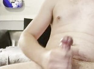 kocaman-huge, mastürbasyon-masturbation, amatör, üstüneyüzüne-boşalma, kocaman-yarak, birdenbire, tek-kişilik, beyaz, yarak