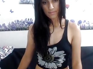 masturbation, amateur, culotte, webcam, solo, taquinerie