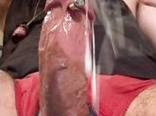 masturbation, amatör, cumshot, gigantisk-kuk, leksak, piercad, ensam, kuk