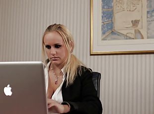 gros-nichons, levrette, orgasme, fellation, interracial, hardcore, pornstar, couple, bas, blonde