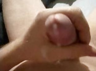 masturbation, amateur, ejaculation-sur-le-corps, énorme-bite, ejaculation, sperme, solo, bite