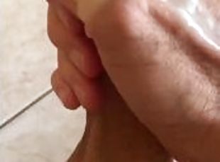 masturbation, public, amateur, ejaculation-sur-le-corps, énorme-bite, gay, branlette, ejaculation, horny, bukkake