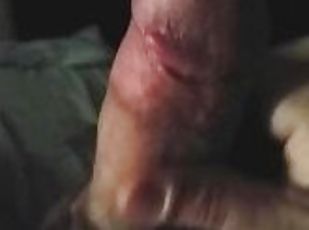 masturbation, amateur, énorme-bite, percé, solo, bite