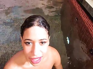 amador, tiro-ao-alvo, latina, pov, natural, morena