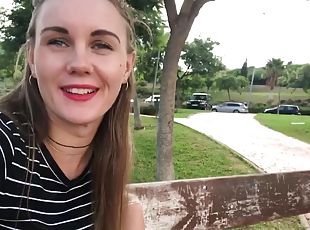 masturbation, en-plein-air, public, jouet, horny, naturel, solo, brunette, sauvage