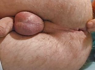 amatør, anal, bøsse, fingering, britisk, solo, røvhul