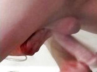 masturbation, amateur, énorme-bite, jouet, solo, réalité, bite