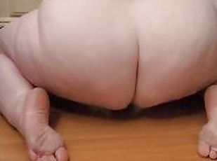 masturbation, amatör, milf, leksak, bbw, rödhårig, ritt, dildo, ensam