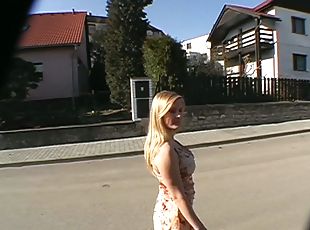 en-plein-air, amateur, babes, fellation, hardcore, couple, bas, point-de-vue, blonde, lingerie