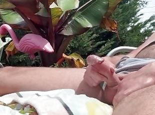 papa, masturbation, en-plein-air, public, amateur, ejaculation-sur-le-corps, énorme-bite, gay, secousses, ejaculation