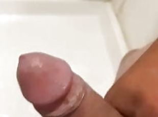 Strokingcockbeforeshower