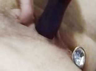 masturbación, coño-pussy, amateur, anal, juguete, doble, consolador, culazo, fetichista, a-solas