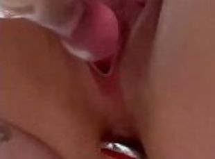 masturbation, orgasme, pisser, chatte-pussy, giclée, amateur, anal, jouet, double, gode