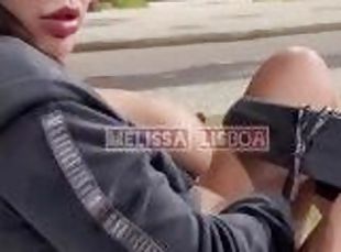 gros-nichons, masturbation, public, amateur, plage, brésil, pieds, fétiche, solo, exhibitionniste