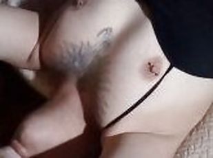 mamelons, amateur, fellation, énorme-bite, milf, percé, tatouage, bite