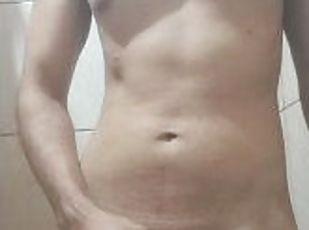 masturbación, polla-enorme, adolescente, gay, paja, brasil, a-solas, polla