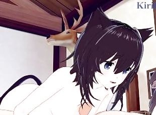 groß-titten, schlafzimmer, anime, hentai, 3d, titten