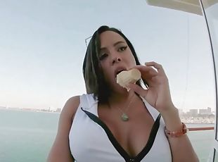 Latina babe vacation