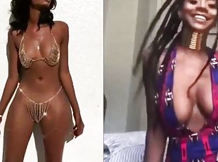 tetas-grandes, negra-ebony, interracial, recopilación, negra, culazo