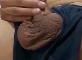 masturbation, gay, solo, bite