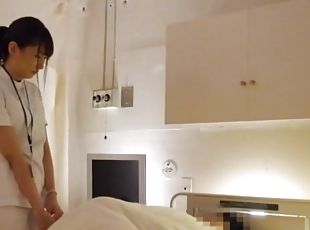 Lucky patient gets his dick pleasured by a sexy Japanese nurse