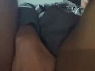 Solo short masturbate